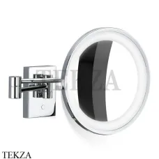 Decor Walther Round BS 40 LED 5x Косметическое зеркало, 5x увеличение, от сети 0124000, хром глянец
