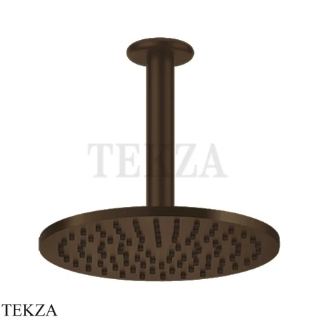 Gessi Goccia Душевая лейка 20,0 с потолочным креплением 33662-845, Dark Bronze