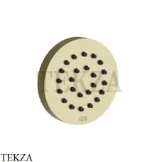 Gessi INCISO SHOWER Боковая форсунка круглая 32971-710, Brass PVD