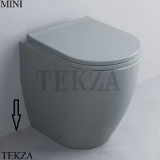 Cielo Smile MINI Унитаз напольный слив в пол, сиденье микролифт SMVASR BR, Brina