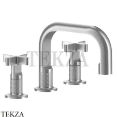 Gessi INCISO+ Смеситель для раковины на 3 отверстия, без гарнитура 58112-031, хром глянец