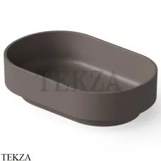 Dea Design Washbasins Раковина настольная овальная Solid Surface DD9097 560 6, Grey Brown №6