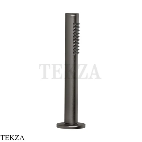 Gessi Душевой комплект на борт ванны, шланг, держатель 63327-707, black хром Brush