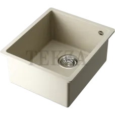 Omoikiri Bosen 38-U Кухонная мойка Tetogranit прямоугольная 38-U-BE 4993158 ваниль