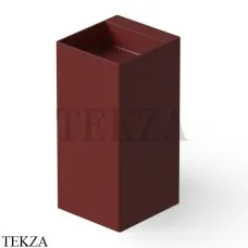 Dea Design Pedestal Basin Раковина напольная квадратная Solid Surface DD2019 420 17, Red Wine №17