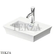 Duravit White Tulip Раковина подвесная с 1 отверстием, 0737450041, белый глянец