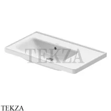 Duravit D-Neo Раковина врезная для мебели, без отверстия, 80 с переливом, слева 2369800060, белый глянец Duravit D-Neo Раковина врезная для мебели, без отверстия, 80 с переливом, слева 2369800060, белый глянец
