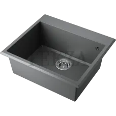 Omoikiri Tedori 57 Кухонная мойка Tetogranit прямоугольная 4993987 платина