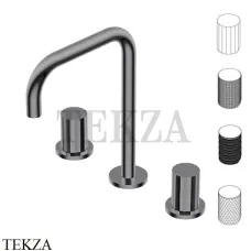 Ritmonio Diametro35 Impronte Смеситель для раковины, без гарнитура PR51AP201 BLX, Brushed Black Chrome
