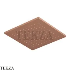 Zucchetti Верхняя душевая лейка 20х20 для кронштейна Z94268.P91, brushed copper PVD