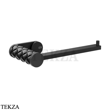 Gessi Pelle Tresse Держатель туалетной бумаги без крышки, 78655-438, Nero/ Matte Black