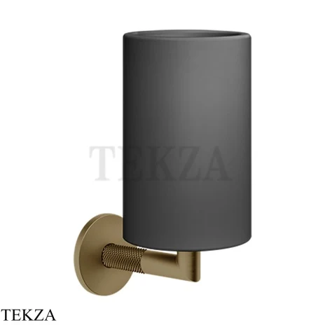 Gessi ANELLO Стакан настенный, композит черный 63708-791, Deep Bronze Br. PVD