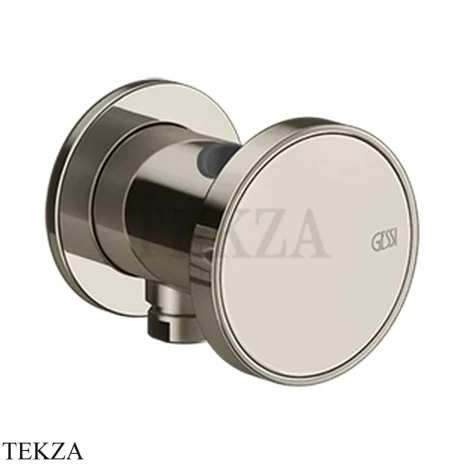 Gessi Origini NEUTRAL Держатель для душевой лейки с выводом воды 66161-720, Nickel PVD