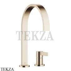 Dornbracht MEM Смеситель для кухни с отдельными розетками 32815682-46, Brushed Champagne (22kt Gold)