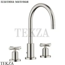 Dornbracht TARA Смеситель для умывальника, с донны клапаном 20713892-06, платина матовая