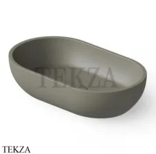 Dea Design Washbasins Раковина настольная овальная Solid Surface DD9033 550 4, Light Grey №4
