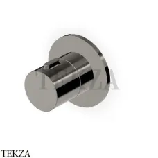 Zucchetti Isy22 Вентиль-переключатель на 3 потока, внешняя часть Z94629.C50, metal black