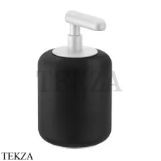 Gessi Goccia Дозатор для жидкого мыла, черная керамика 38038-279, белый матовый