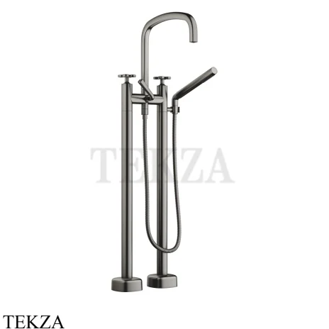 Dornbracht COYA Смеситель для ванны напольный, внешняя часть 25943424-99, Dark Platinum matt