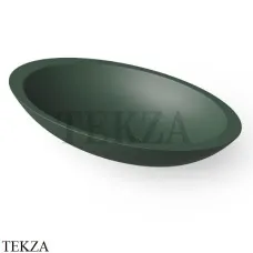Dea Design Washbasins Раковина настольная овальная Solid Surface DD9005 600 11, Dark Green №11