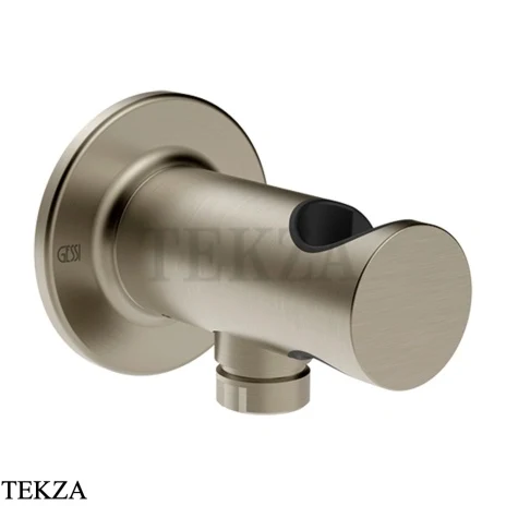 Gessi INCISO SHOWER Держатель для душа с выводом для шланга 58161-149, Finox Brushed Nickel