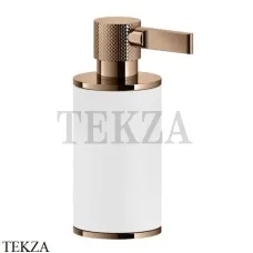 Gessi INCISO accessories Дозатор для жидкого мыла или лосьона, белый 58537-030, Copper PVD