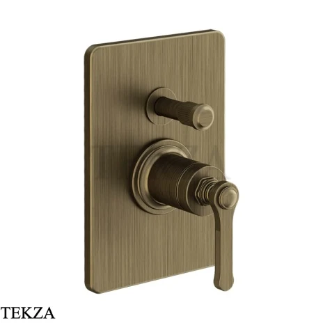 Gessi VENTI20 Смеситель для душа, 2 поток, внешняя часть 65079-713, Antique Brass