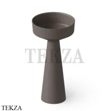Dea Design Pedestal Basin Раковина напольная Solid Surface DD2018 425 6, Grey Brown №6