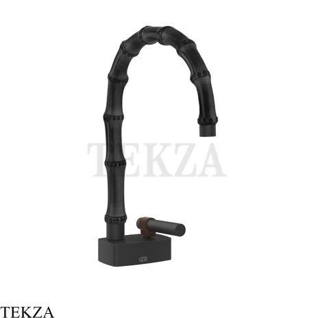Gessi Jacqueline Смеситель для раковины, без донного клапана 77301-299, черный матовый