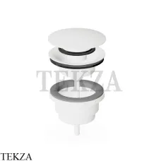 Zucchetti Донный клапан для раковины нажимной clic-clac R97755.W1, белый матовый