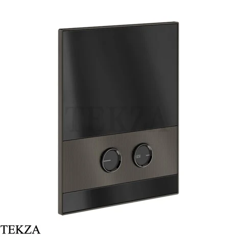 Gessi Клавиша смыва для инсталляции Viega Prevista 56521-707, black хром Brush