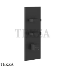 Gessi Rettangolo Wellness Термостат 2 выхода, внешняя часть 43024-299, Black XL