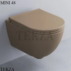 Cielo ENJOY Mini Унитаз подвесной укороченный, без ободка, сиденье с микролифтом EJVSKR AN, Arenaria