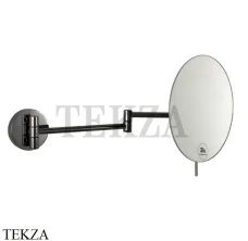 Boheme Зеркало косметическое настенное круглое 508-SGM, shine gun metal