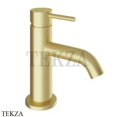 Aqueduto CANO Смеситель для раковины S, без донного клапана CAN0150, Шлифованное золото