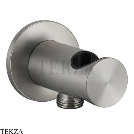 Gessi 316 SHOWER Держатель для душа с выводом для шланга 54161-239, Steel Brushed