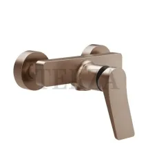 Gessi RILIEVO Смеситель для душа настенный 59031-708, Copper Brushed