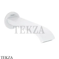 Hansgrohe Vivenis Излив для ванны настенный 75410700, белый матовый Hansgrohe Vivenis Излив для ванны настенный 75410700, белый матовый
