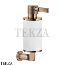 Gessi INCISO accessories Дозатор для жидкого мыла или лосьона, белый 58513-030, Copper глянец