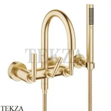 Dornbracht TARA Смеситель для ванны на стену, с гарнитуром 25133882-28, латунь сатин Brushed