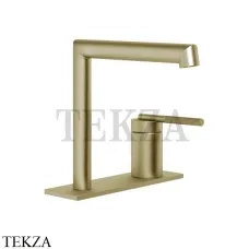 Gessi INGRANAGGIO Смеситель для раковины на планке, без гарнитура 63515-727, Brushed Brass