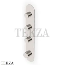 Zucchetti Todd Термостат для душа на 3 потока, внешняя часть ZTD665.C3, brushed nickel Zucchetti Todd Термостат для душа на 3 потока, внешняя часть ZTD665.C3, brushed nickel