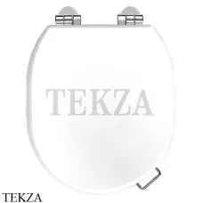 Devon&Devon Classica Сиденье крышка из МДФ 3IBSEBIAWCLACR, , хром глянец белый (снято с производства)