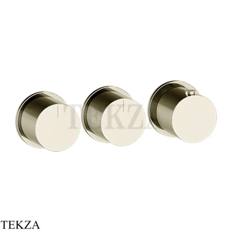 Gessi Habito Bath-shower Термостат на 2 потока, внешняя часть 63434-720, Nickel PVD