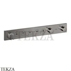 Axor ShowerSelect Термостат для 5 потребителей, внешняя часть 18358330, Polished Black Chrome