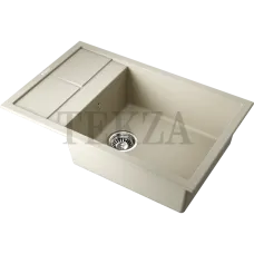 Omoikiri Sumi 78-LB Кухонная мойка Tetogranit прямоугольная с крылом 4993720 ваниль