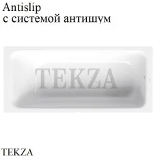 BETTE BetteSelect Ванна прямоугольная, сталь 3412-000 AS, антишум, антислип Sense, белый глянец