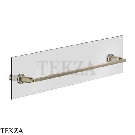 Gessi INCISO accessories Полотенцедержатель для крепления на стекло, 60 см 58617-149, Finox Brushed Nickel