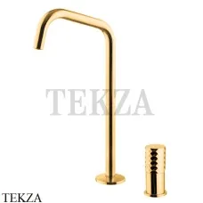 FIMA Carlo Frattini Spillo TECH X Смеситель для раковины, с донным клапаном F3271TNDXOR, золото