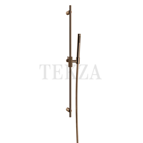 Gessi INGRANAGGIO Штанга в комплекте с душевой лейкой 63584-030, Copper PVD